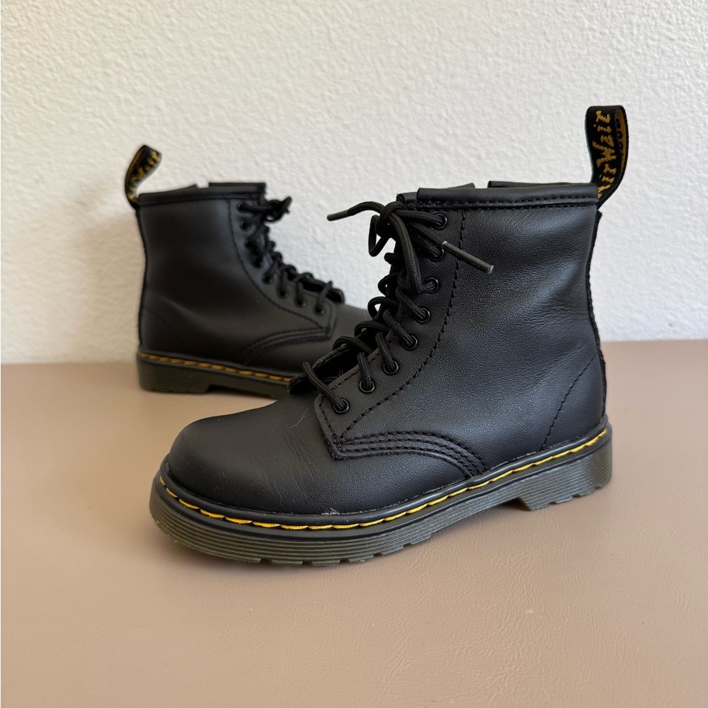 DR MARTENS 1460 Black Kids Boots Girls/boys  Sz 10C